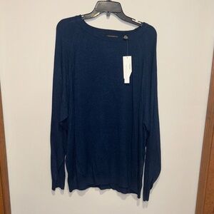 State·ments NWT XXL Navy Blue Sweater